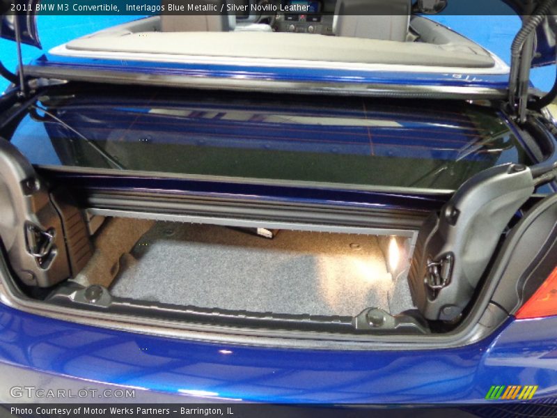 Interlagos Blue Metallic / Silver Novillo Leather 2011 BMW M3 Convertible