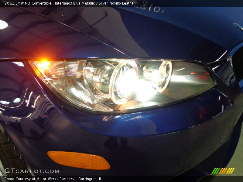 Interlagos Blue Metallic / Silver Novillo Leather 2011 BMW M3 Convertible
