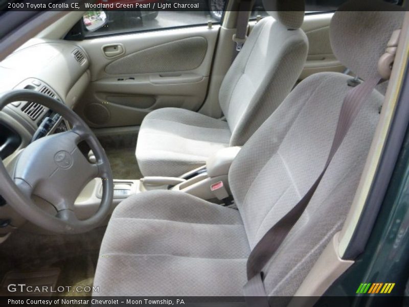 Woodland Green Pearl / Light Charcoal 2000 Toyota Corolla CE