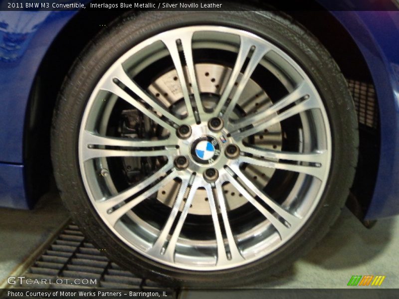 Interlagos Blue Metallic / Silver Novillo Leather 2011 BMW M3 Convertible