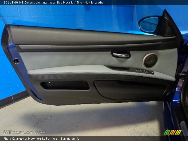 Interlagos Blue Metallic / Silver Novillo Leather 2011 BMW M3 Convertible