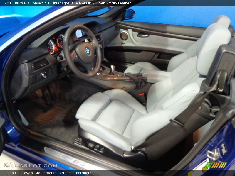Interlagos Blue Metallic / Silver Novillo Leather 2011 BMW M3 Convertible