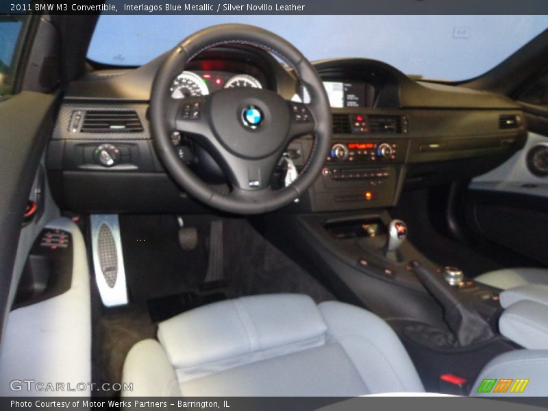 Interlagos Blue Metallic / Silver Novillo Leather 2011 BMW M3 Convertible