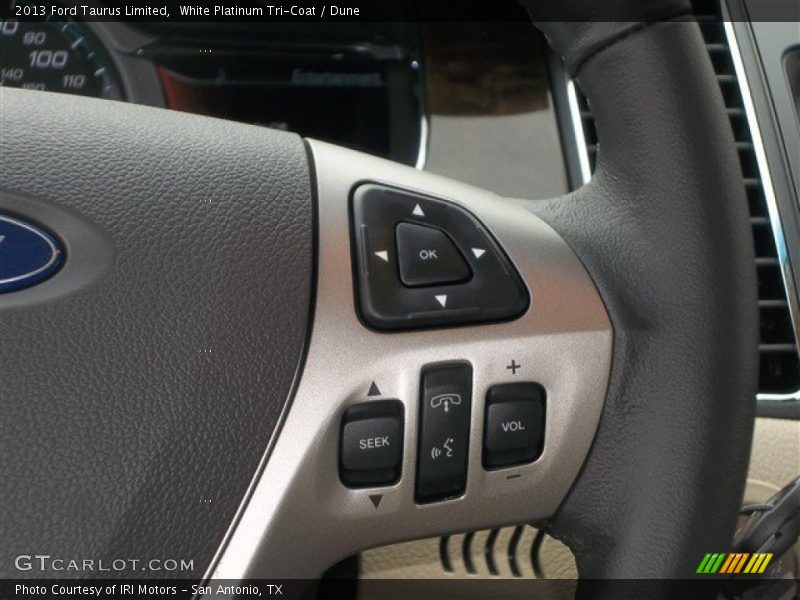 White Platinum Tri-Coat / Dune 2013 Ford Taurus Limited