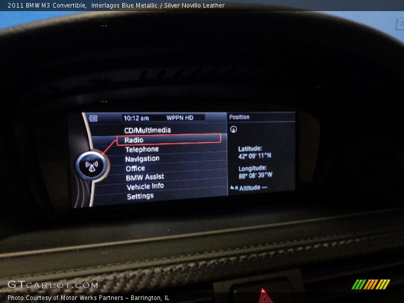 Interlagos Blue Metallic / Silver Novillo Leather 2011 BMW M3 Convertible
