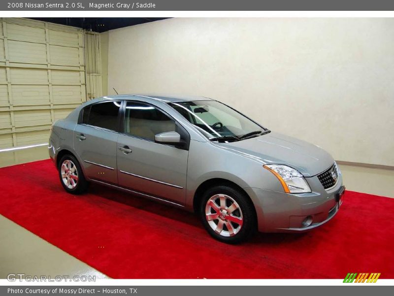 Magnetic Gray / Saddle 2008 Nissan Sentra 2.0 SL