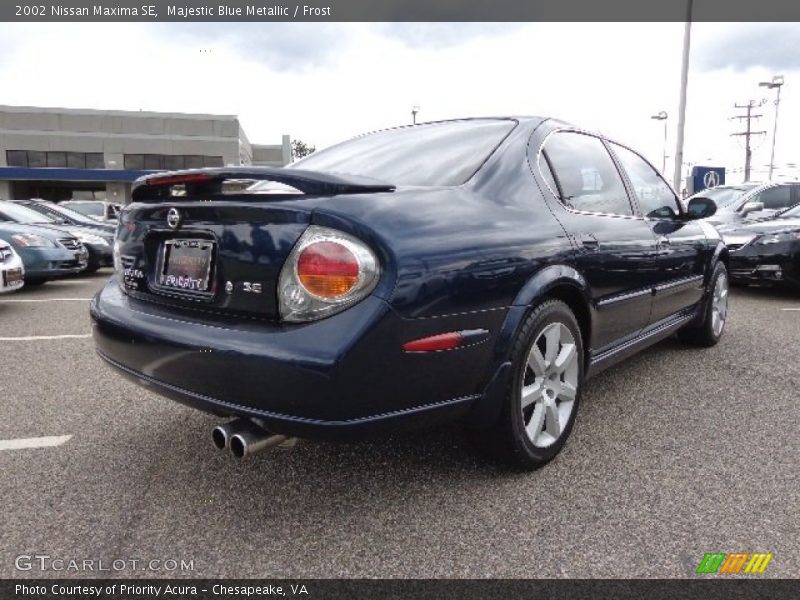 Majestic Blue Metallic / Frost 2002 Nissan Maxima SE
