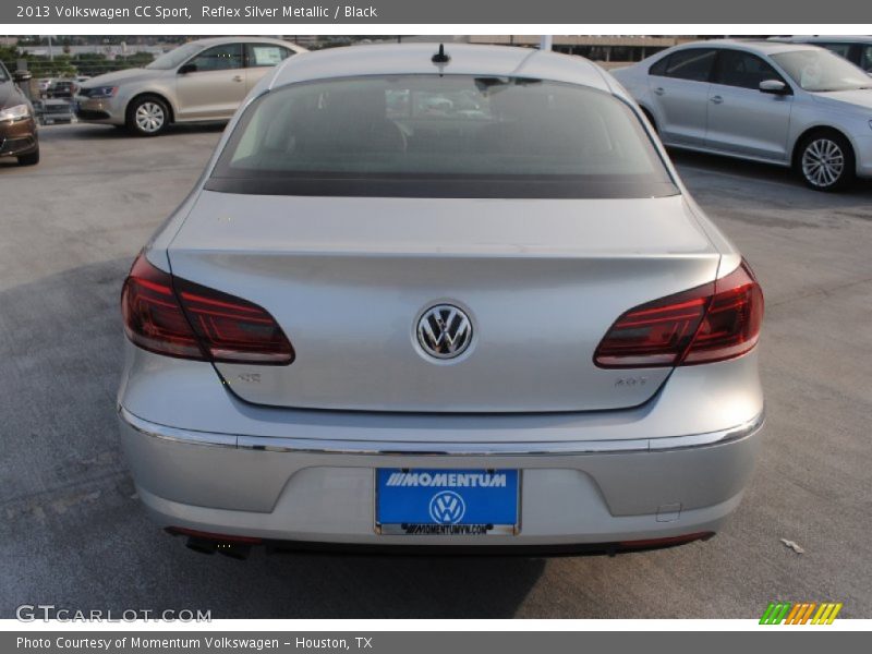 Reflex Silver Metallic / Black 2013 Volkswagen CC Sport