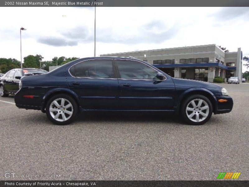 Majestic Blue Metallic / Frost 2002 Nissan Maxima SE