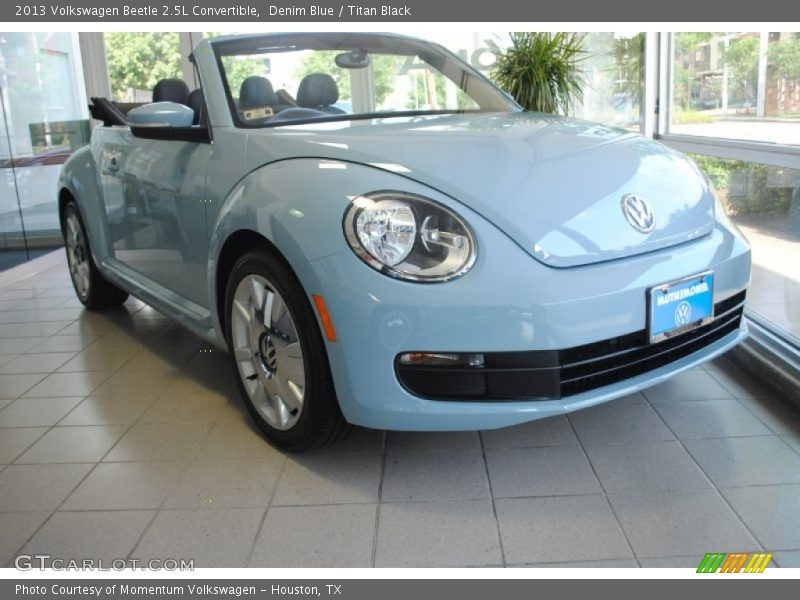Denim Blue / Titan Black 2013 Volkswagen Beetle 2.5L Convertible
