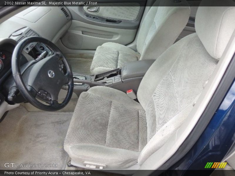 Majestic Blue Metallic / Frost 2002 Nissan Maxima SE