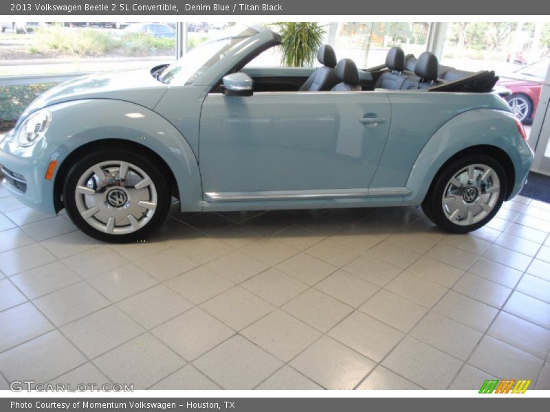 Denim Blue / Titan Black 2013 Volkswagen Beetle 2.5L Convertible