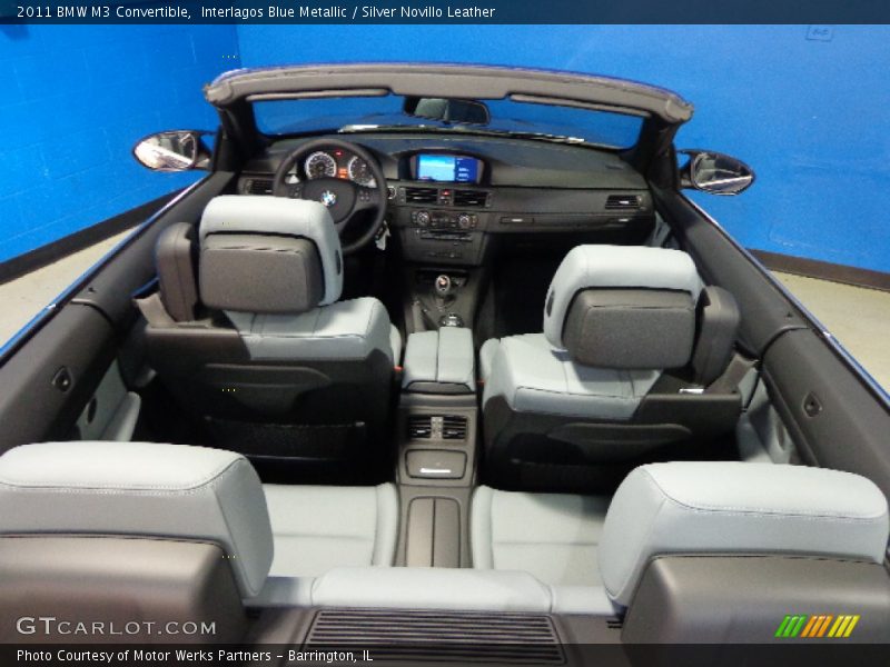 Interlagos Blue Metallic / Silver Novillo Leather 2011 BMW M3 Convertible