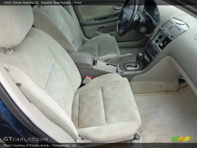 Majestic Blue Metallic / Frost 2002 Nissan Maxima SE