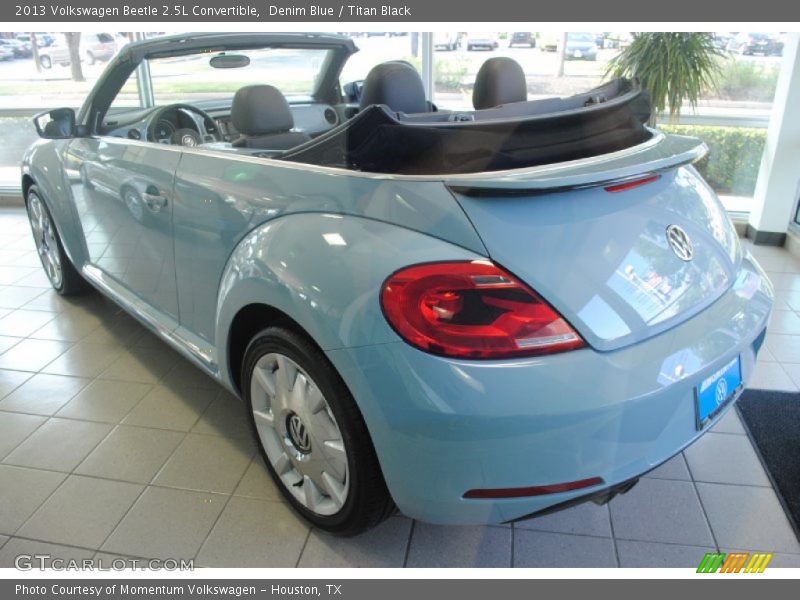 Denim Blue / Titan Black 2013 Volkswagen Beetle 2.5L Convertible