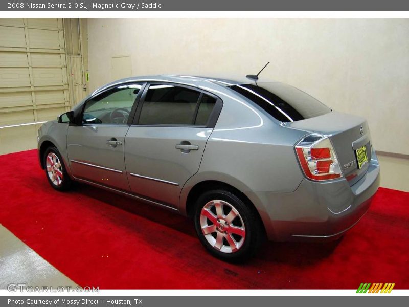 Magnetic Gray / Saddle 2008 Nissan Sentra 2.0 SL