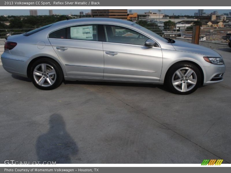 Reflex Silver Metallic / Black 2013 Volkswagen CC Sport