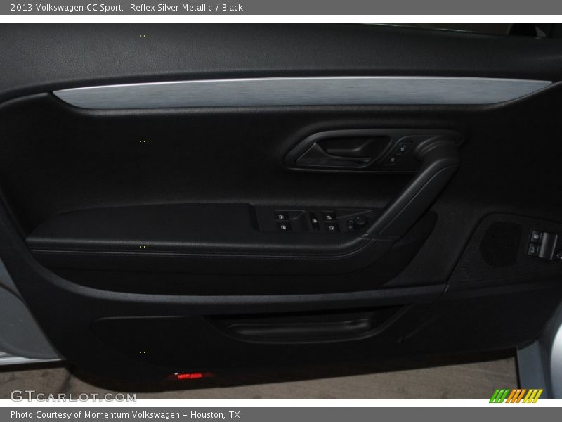 Reflex Silver Metallic / Black 2013 Volkswagen CC Sport