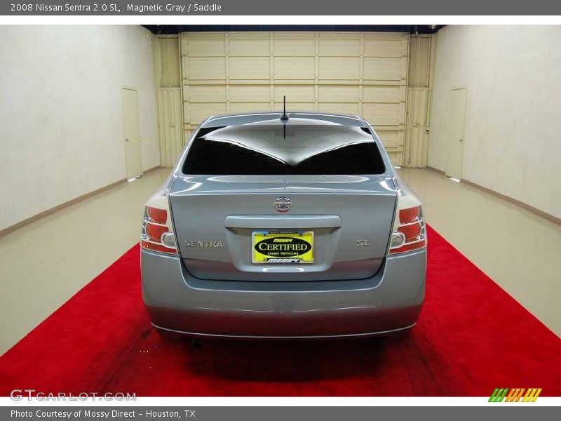 Magnetic Gray / Saddle 2008 Nissan Sentra 2.0 SL