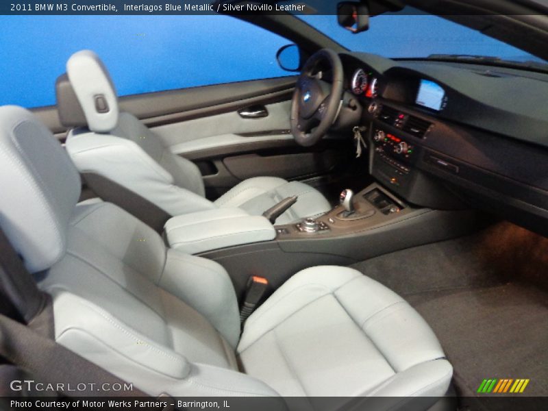 Interlagos Blue Metallic / Silver Novillo Leather 2011 BMW M3 Convertible