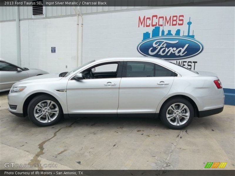 Ingot Silver Metallic / Charcoal Black 2013 Ford Taurus SEL