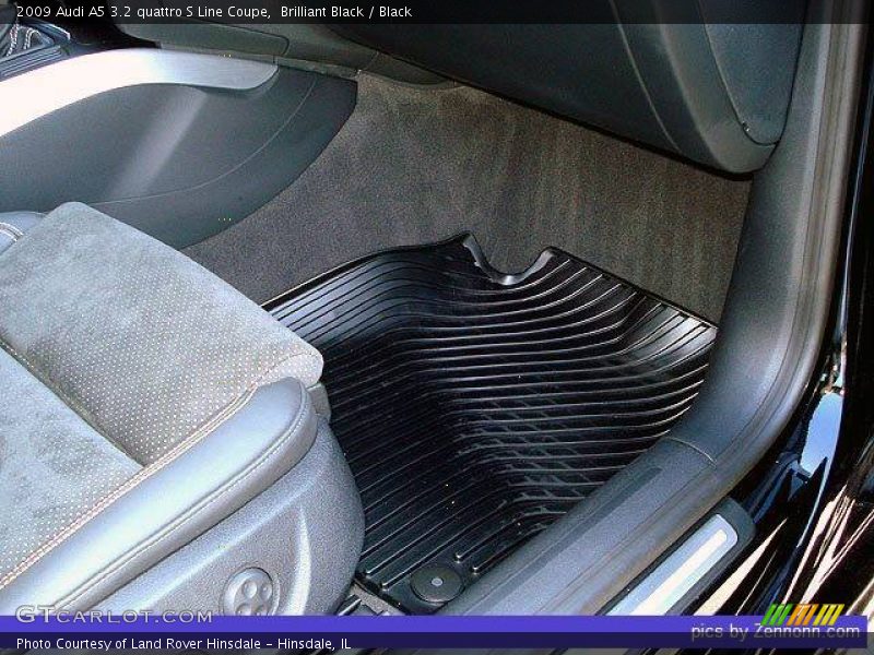 Brilliant Black / Black 2009 Audi A5 3.2 quattro S Line Coupe