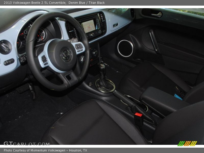Denim Blue / Titan Black 2013 Volkswagen Beetle 2.5L Convertible