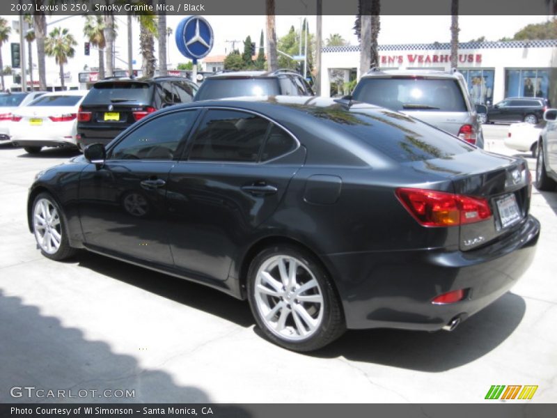 Smoky Granite Mica / Black 2007 Lexus IS 250