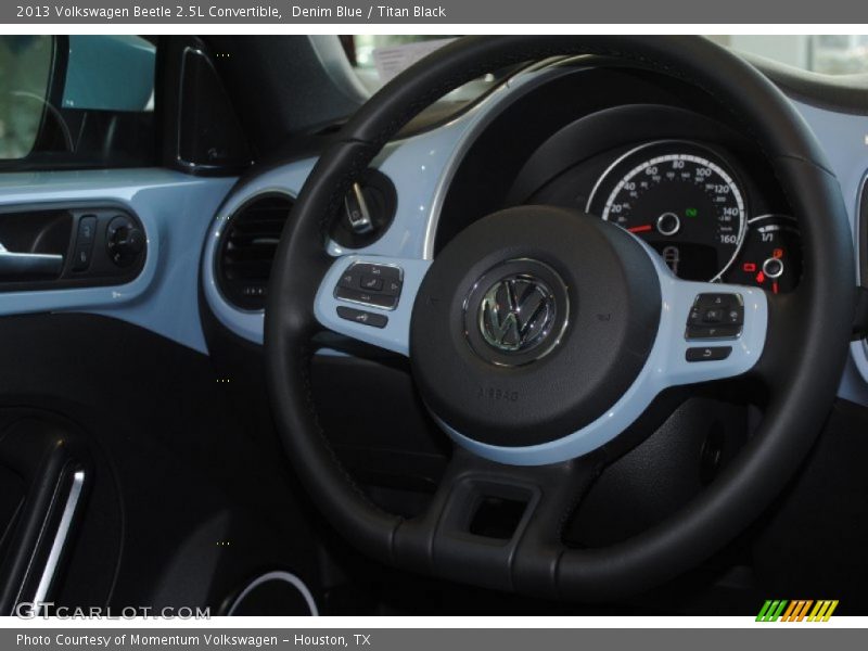 Denim Blue / Titan Black 2013 Volkswagen Beetle 2.5L Convertible