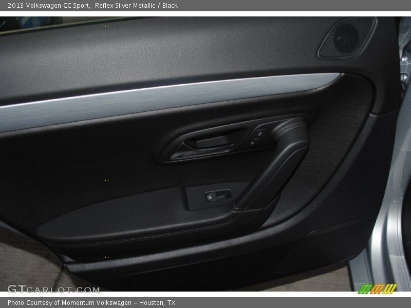 Reflex Silver Metallic / Black 2013 Volkswagen CC Sport