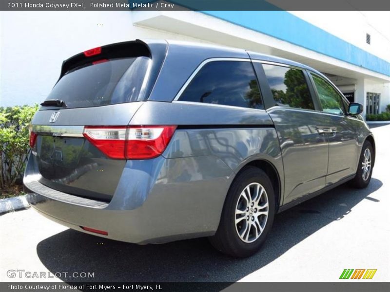 Polished Metal Metallic / Gray 2011 Honda Odyssey EX-L