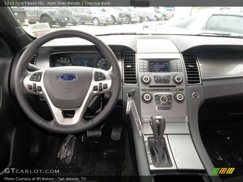 Ingot Silver Metallic / Charcoal Black 2013 Ford Taurus SEL