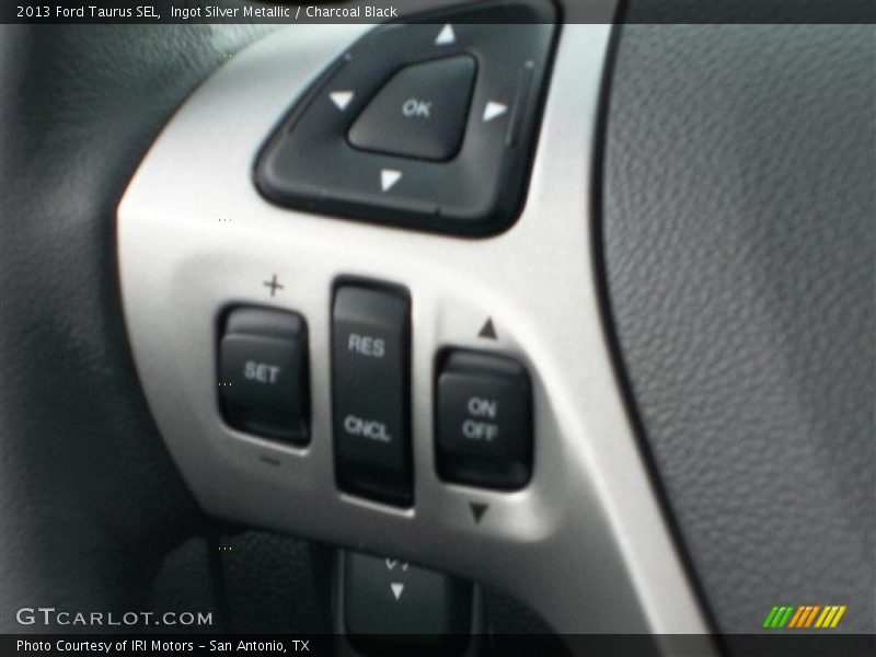 Ingot Silver Metallic / Charcoal Black 2013 Ford Taurus SEL