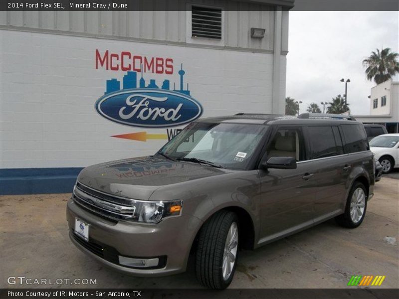 Mineral Gray / Dune 2014 Ford Flex SEL