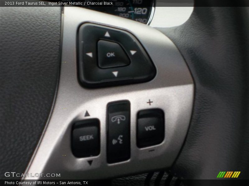 Ingot Silver Metallic / Charcoal Black 2013 Ford Taurus SEL