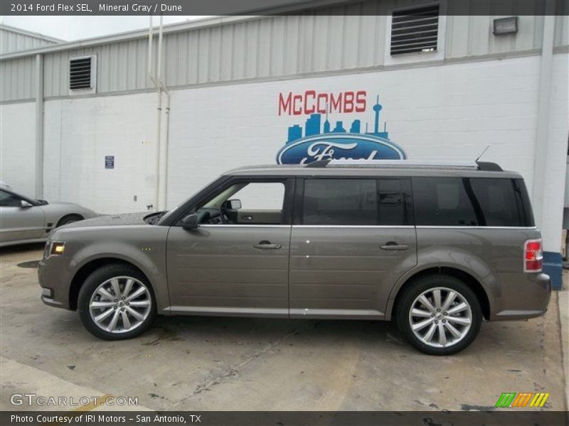 Mineral Gray / Dune 2014 Ford Flex SEL