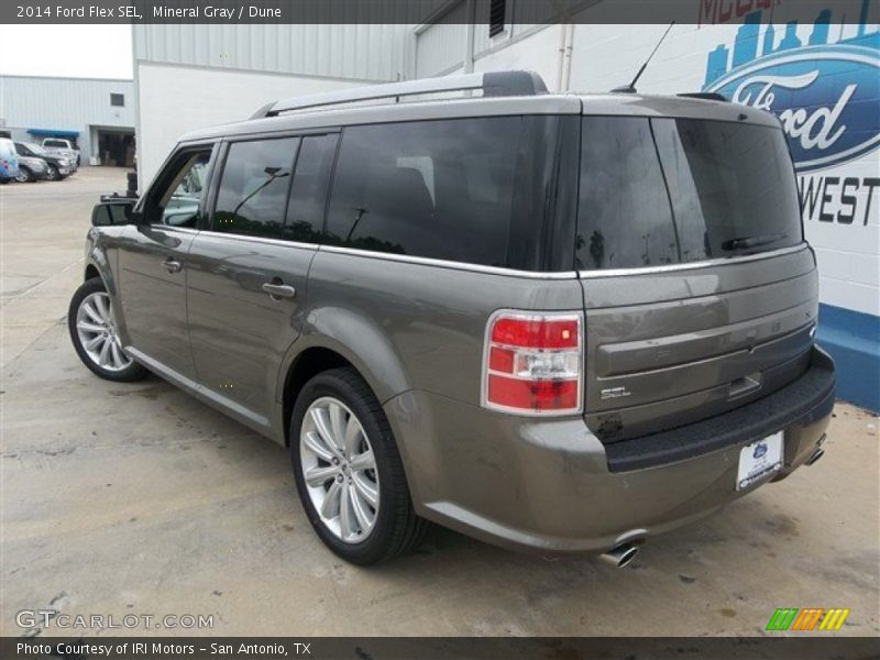 Mineral Gray / Dune 2014 Ford Flex SEL