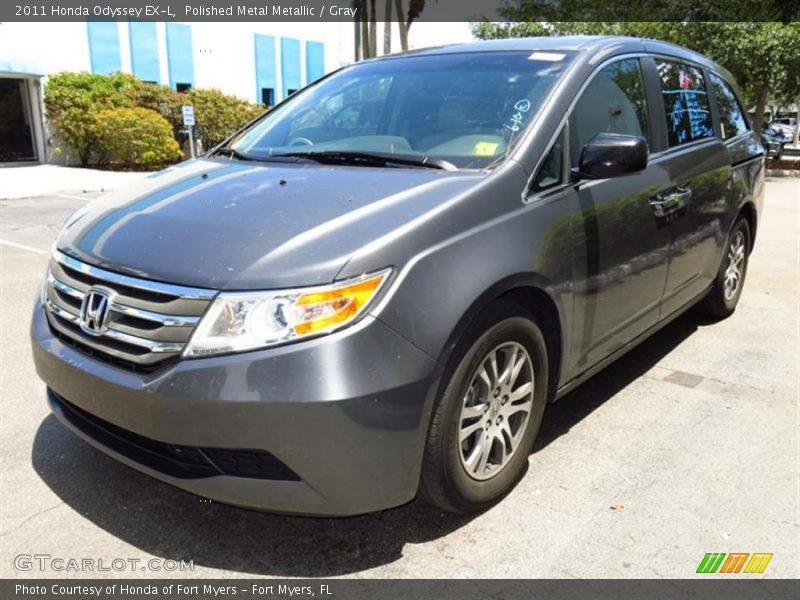 Polished Metal Metallic / Gray 2011 Honda Odyssey EX-L