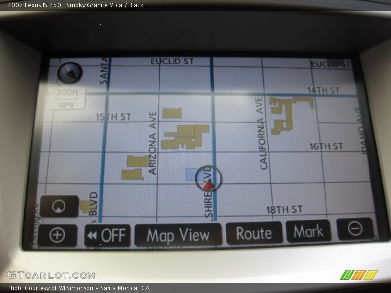 Smoky Granite Mica / Black 2007 Lexus IS 250