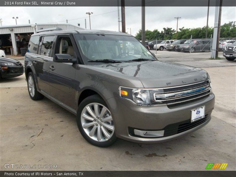 Mineral Gray / Dune 2014 Ford Flex SEL
