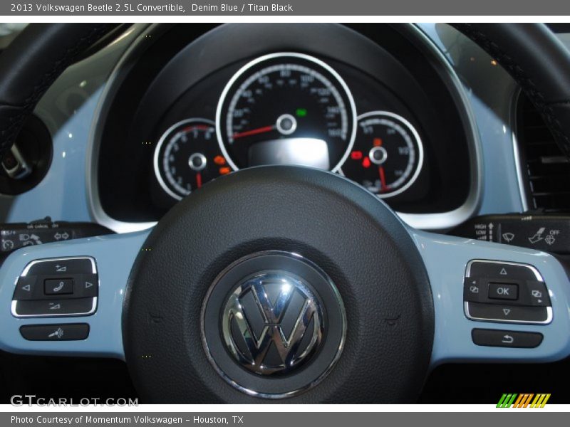 Denim Blue / Titan Black 2013 Volkswagen Beetle 2.5L Convertible