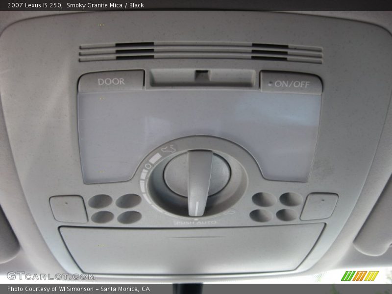 Smoky Granite Mica / Black 2007 Lexus IS 250