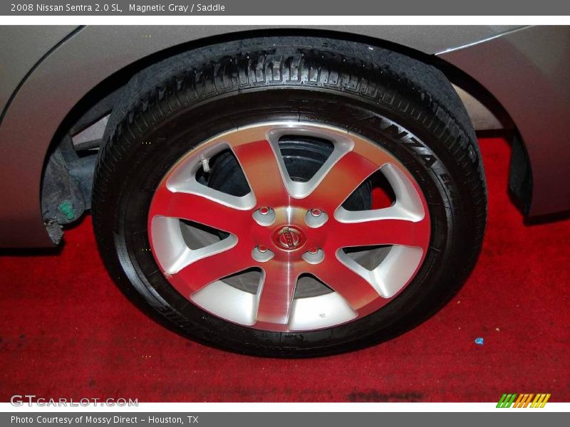 Magnetic Gray / Saddle 2008 Nissan Sentra 2.0 SL