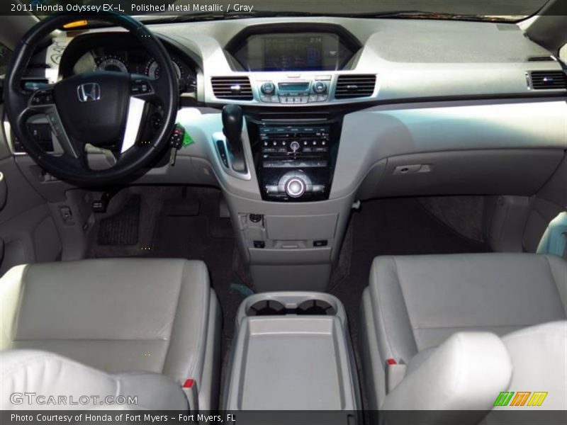 Polished Metal Metallic / Gray 2011 Honda Odyssey EX-L