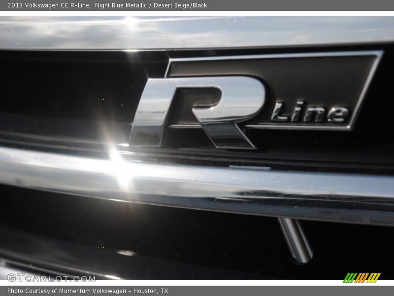 Night Blue Metallic / Desert Beige/Black 2013 Volkswagen CC R-Line