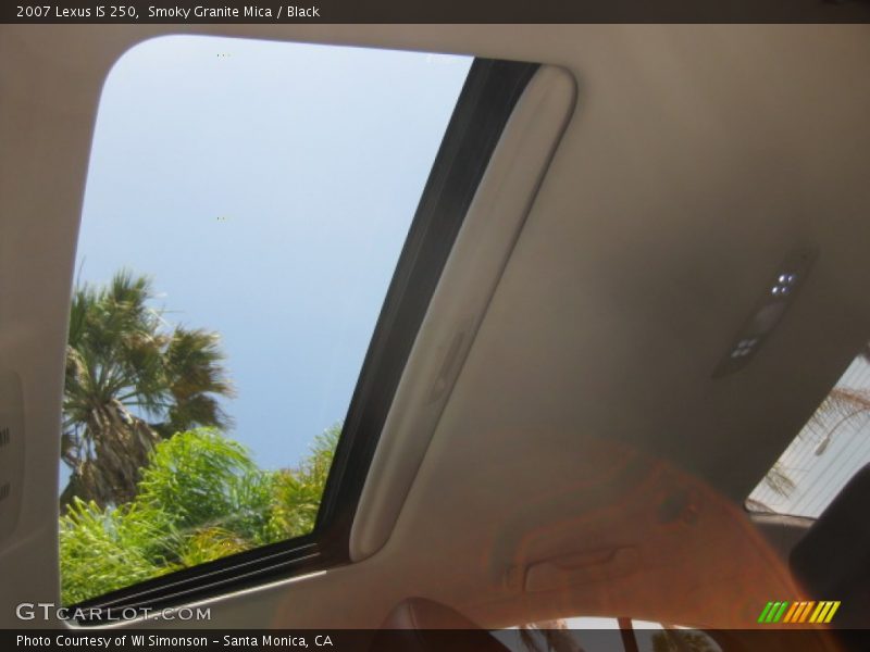 Smoky Granite Mica / Black 2007 Lexus IS 250