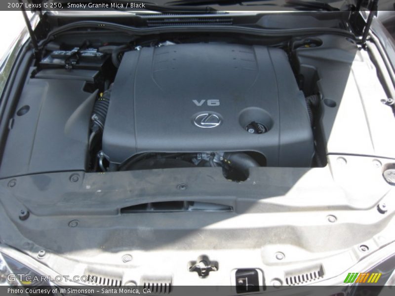 Smoky Granite Mica / Black 2007 Lexus IS 250
