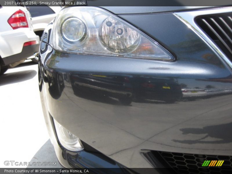 Smoky Granite Mica / Black 2007 Lexus IS 250