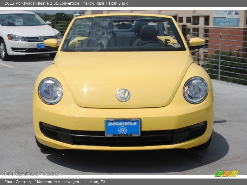Yellow Rush / Titan Black 2013 Volkswagen Beetle 2.5L Convertible