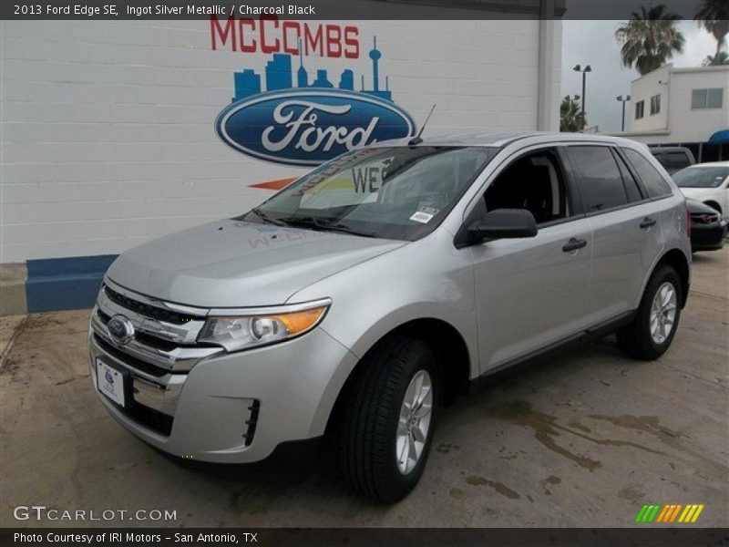 Ingot Silver Metallic / Charcoal Black 2013 Ford Edge SE